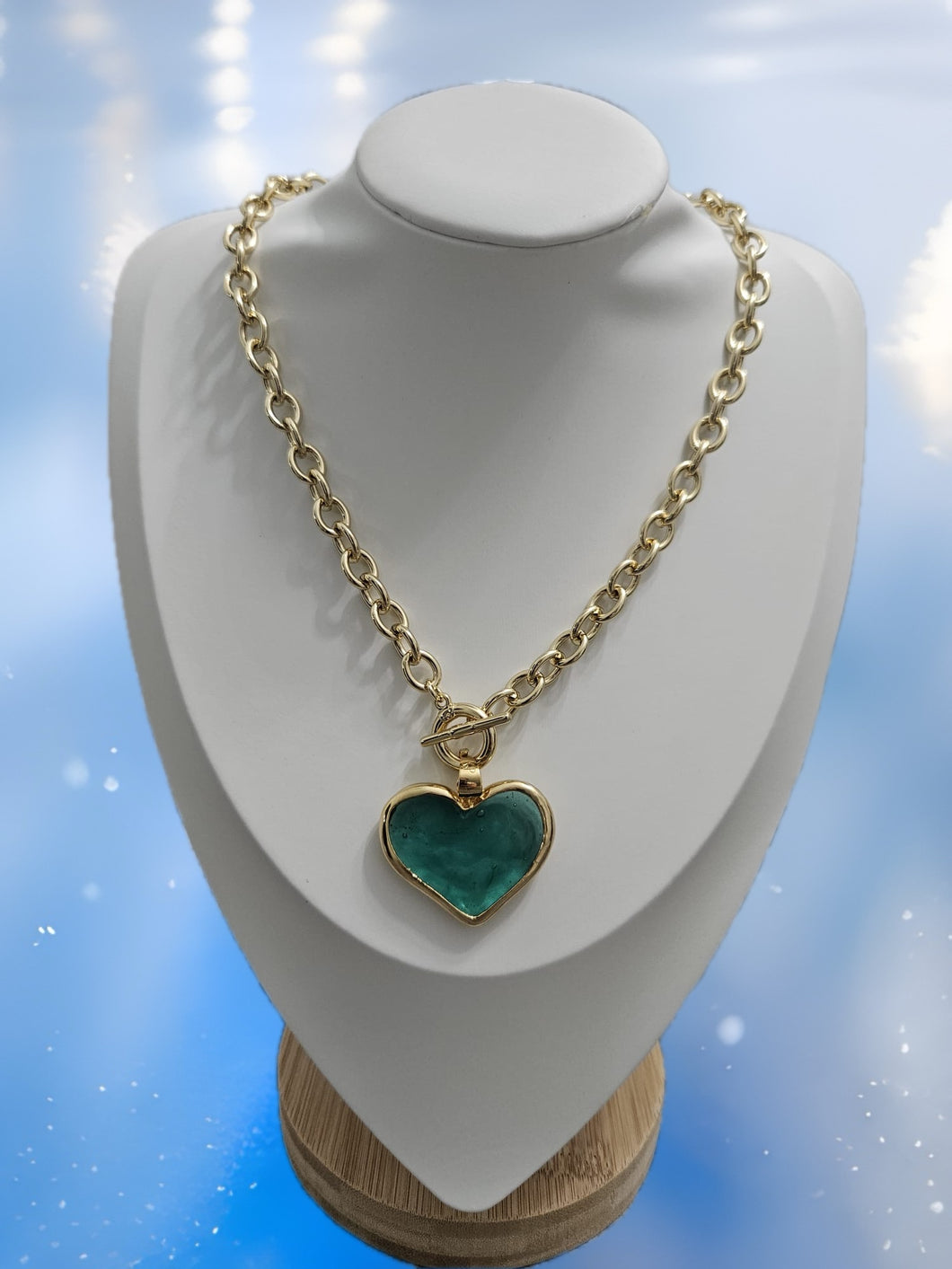 Corazon cristal murano